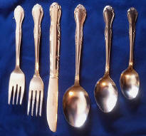 Elegance Stainless Steel Flatware Service for 12