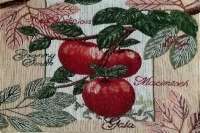 Cloth Fabric 4 Tapestry Placemats - Red Apple
